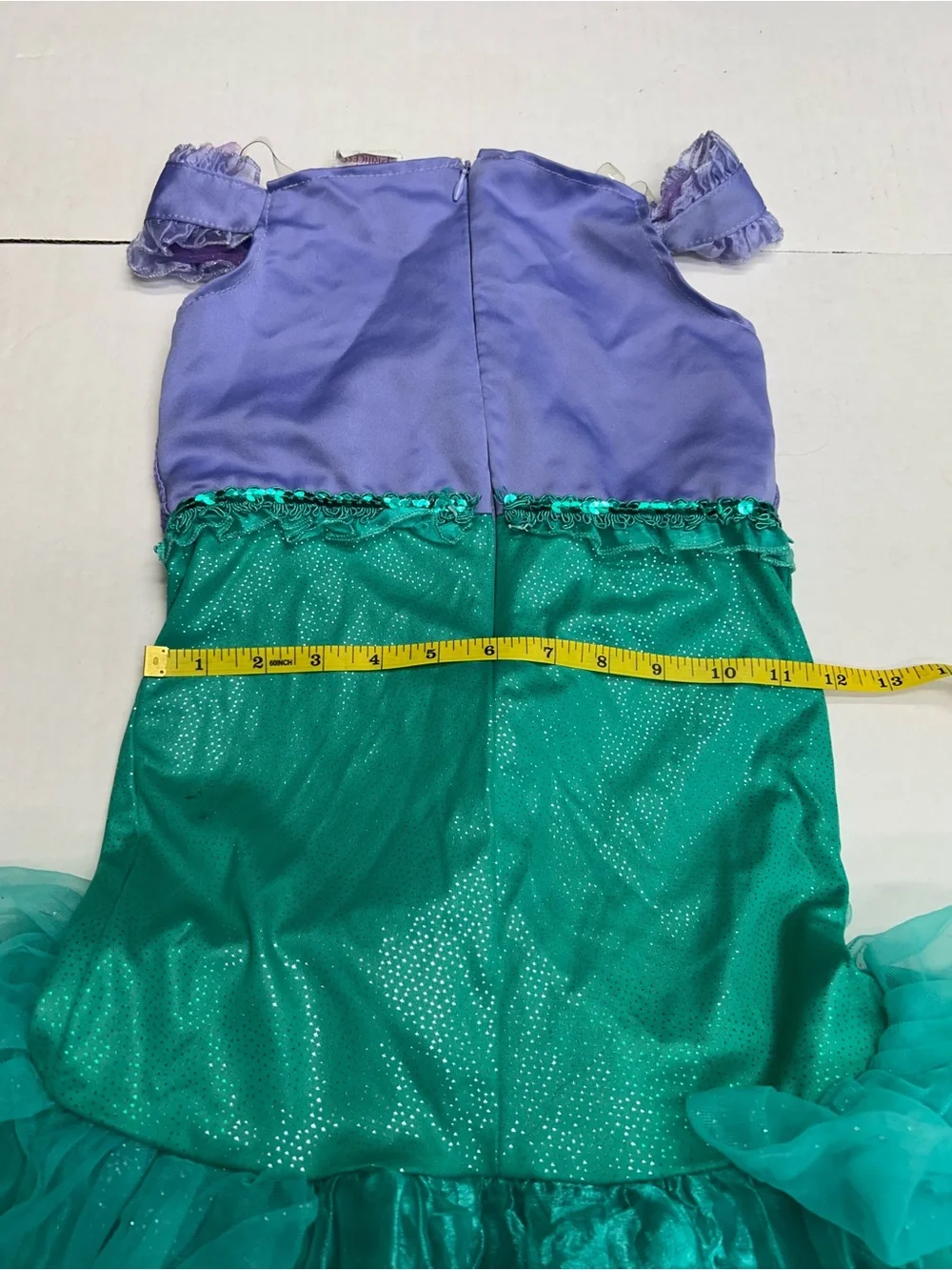 Disney Princess Ariel The Little Mermaid Costume Dress Toddler Girls Size 3T-4T